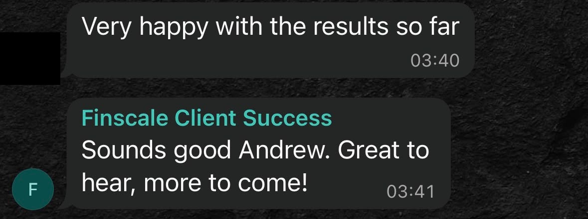 Advisor check-in message